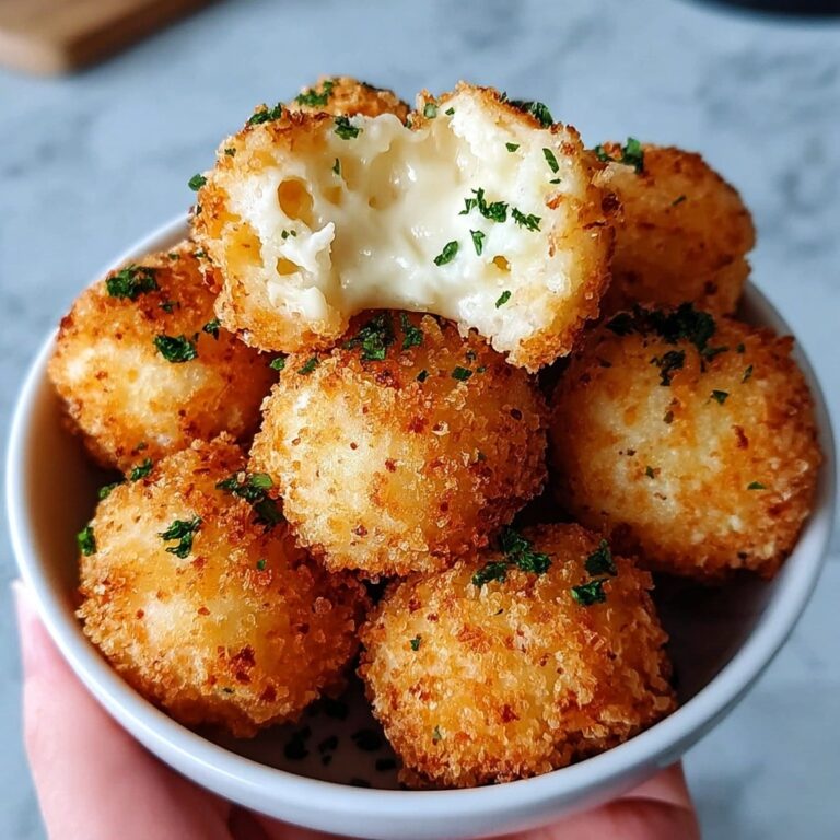 Air Fryer Cheesy Mashed Potato Balls Recipe
