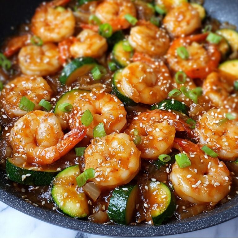 Shrimp and Zucchini Stir Fry with Homemade Teriyaki Recipe