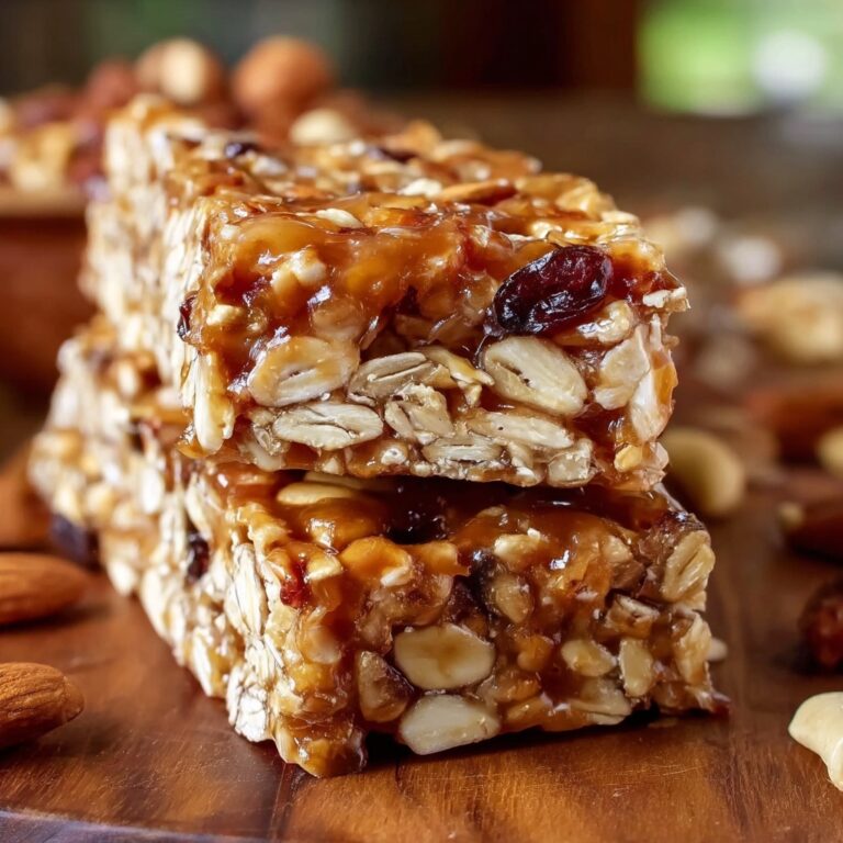 Chewy Homemade Granola Bars Recipe