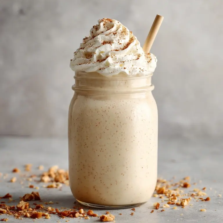 Cinnamon Roll Protein Shake Recipe