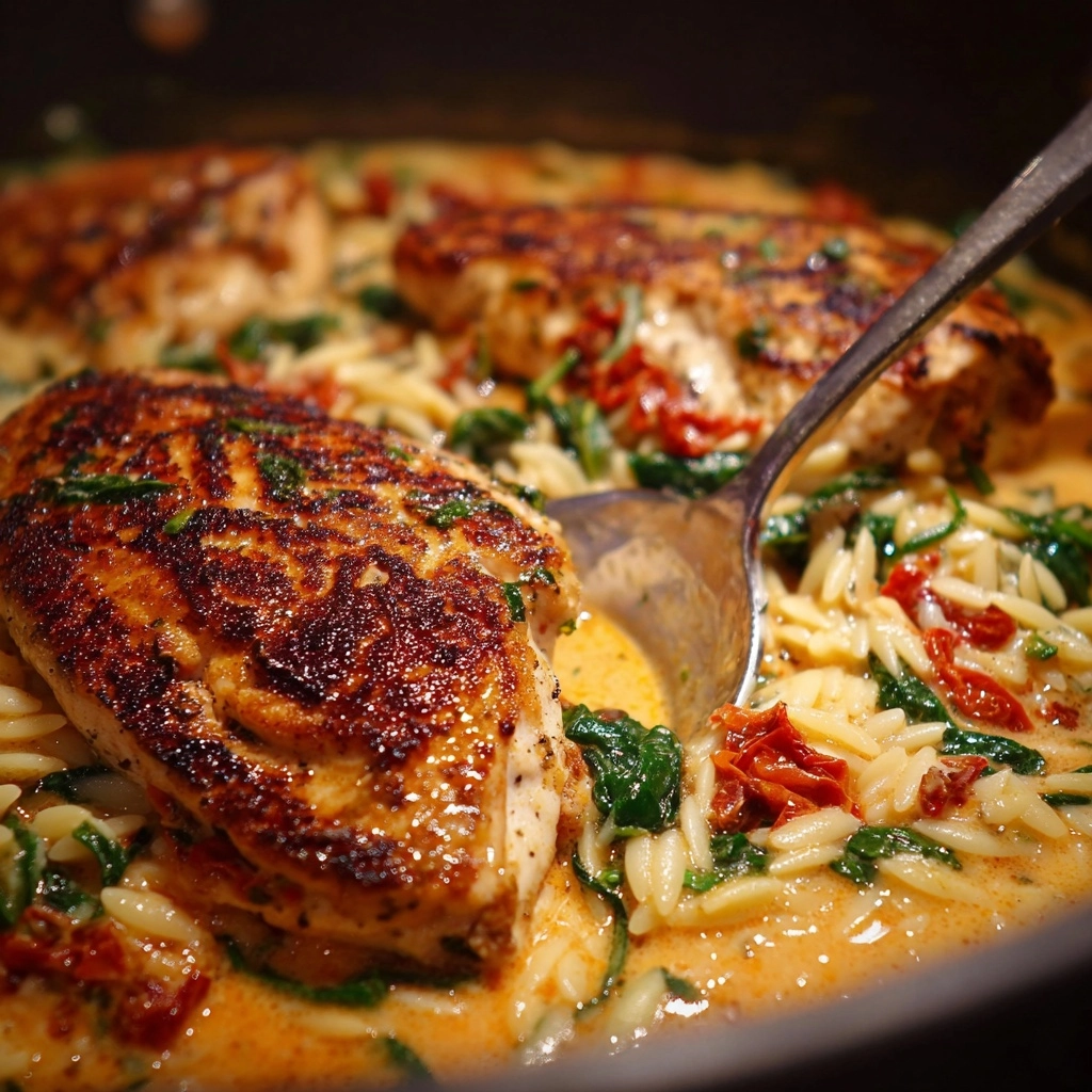 Marry Me Chicken Orzo {One Pot} Recipe - Recipe Image