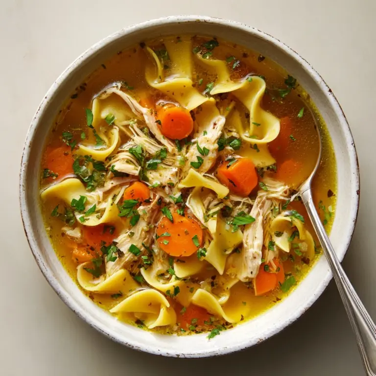 Classic Chicken Noodle Soup Recipe