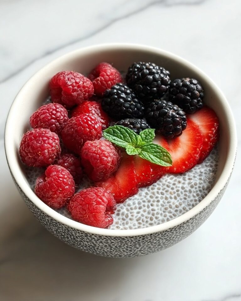 Chia Seed Pudding with Coconut Milk and Berries Recipe