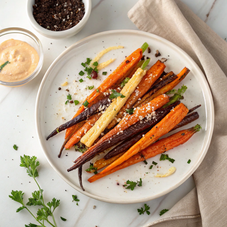 Parmesan Roasted Carrot Fries Recipe