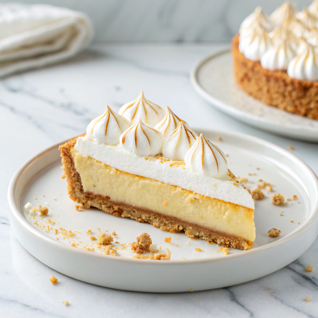Lemon Meringue Cheesecake Recipe - Recipe Image