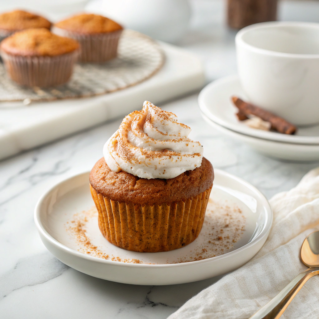 Impossible Pumpkin Pie Cupcakes Recipe - Recipe Image