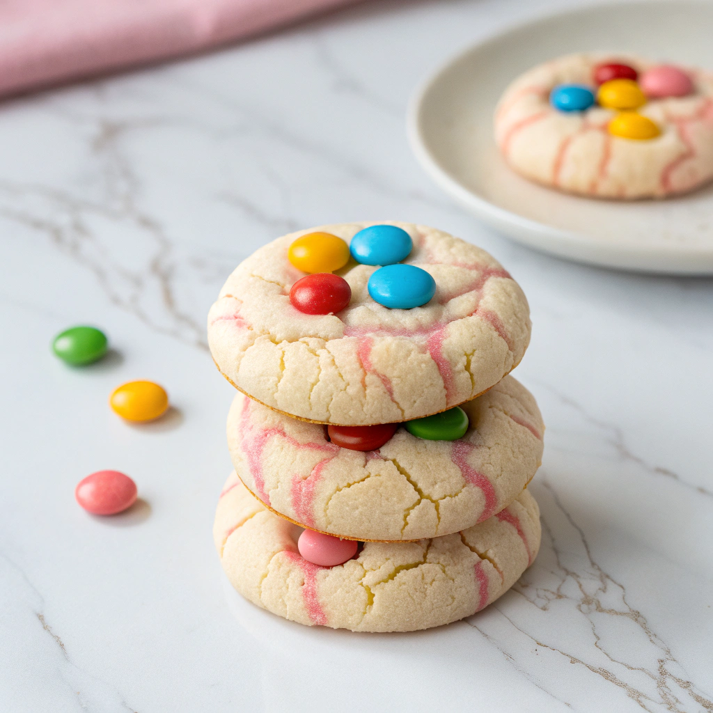 Strawberry Cake Mix Cookies Recipe - Recipe Image
