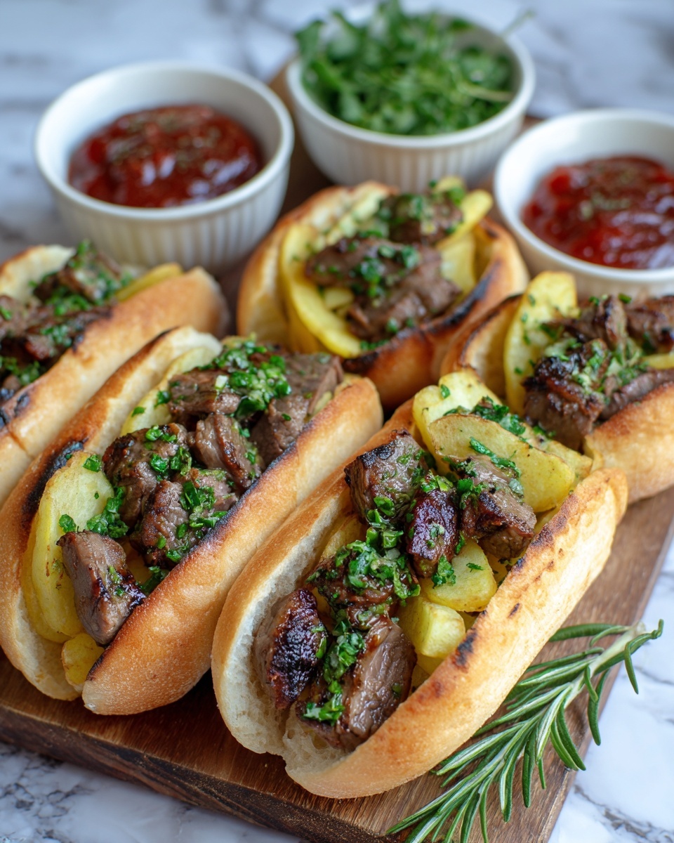 Caramelized Onion and Cheese Steak Sandwich Recipe - Recipe Image