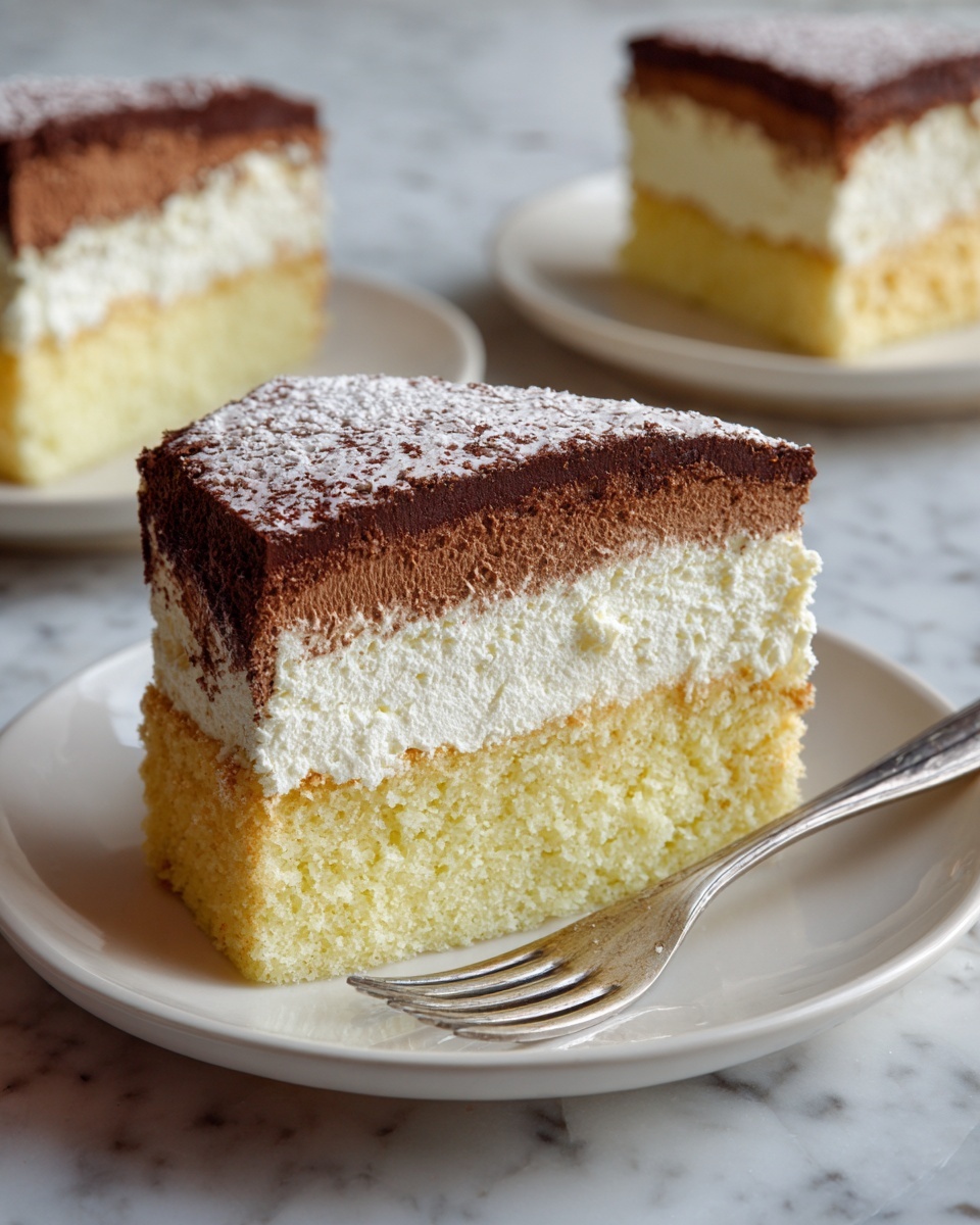 Boston Cream Poke Cake Recipe - Recipe Image