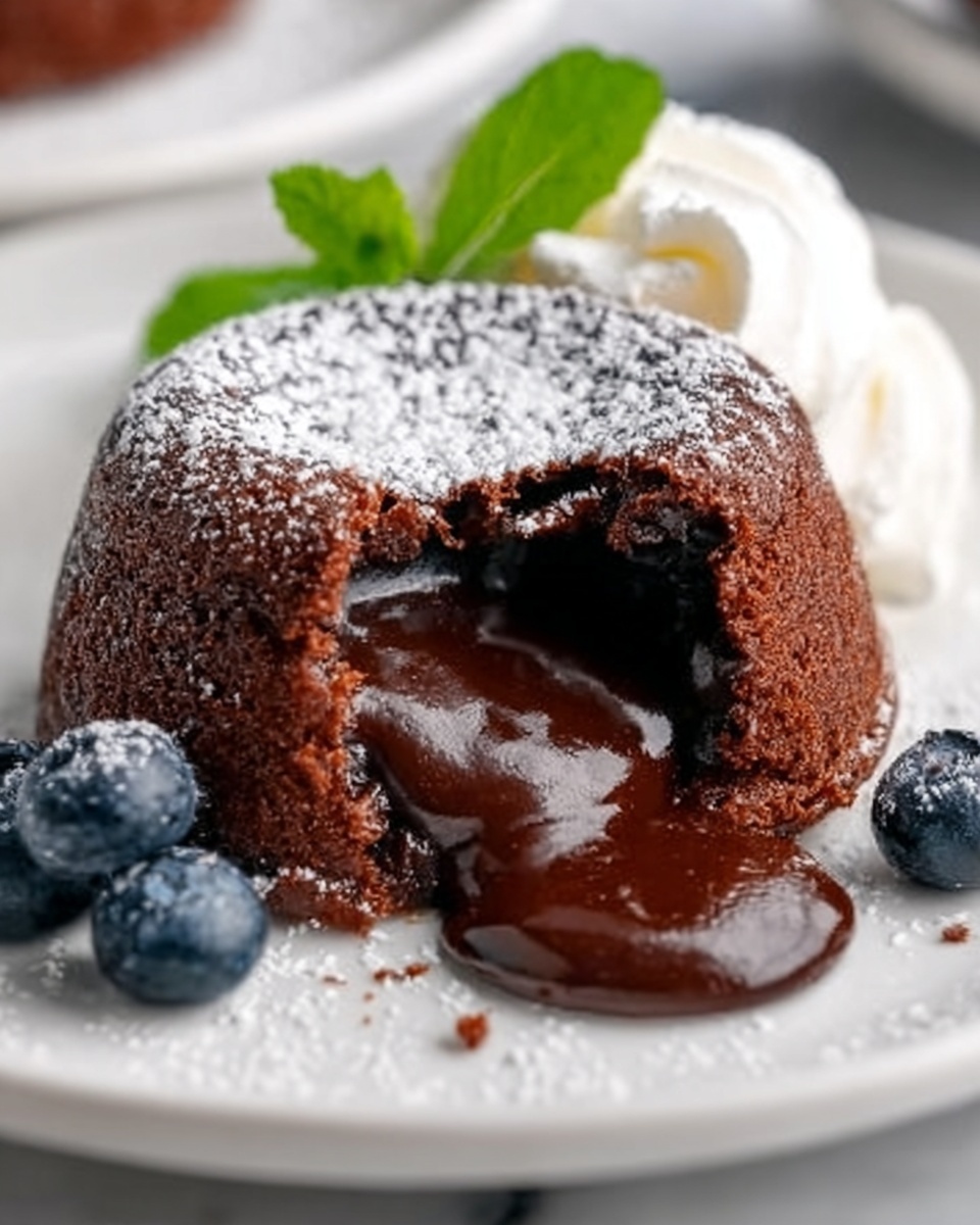 Decadent Air Fryer Chocolate Lava Cakes Recipe - Recipe Image