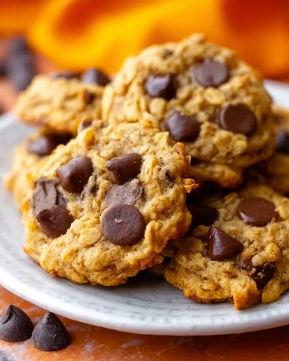 Pumpkin Oatmeal Chocolate Chip Cookies Recipe - Recipe Image