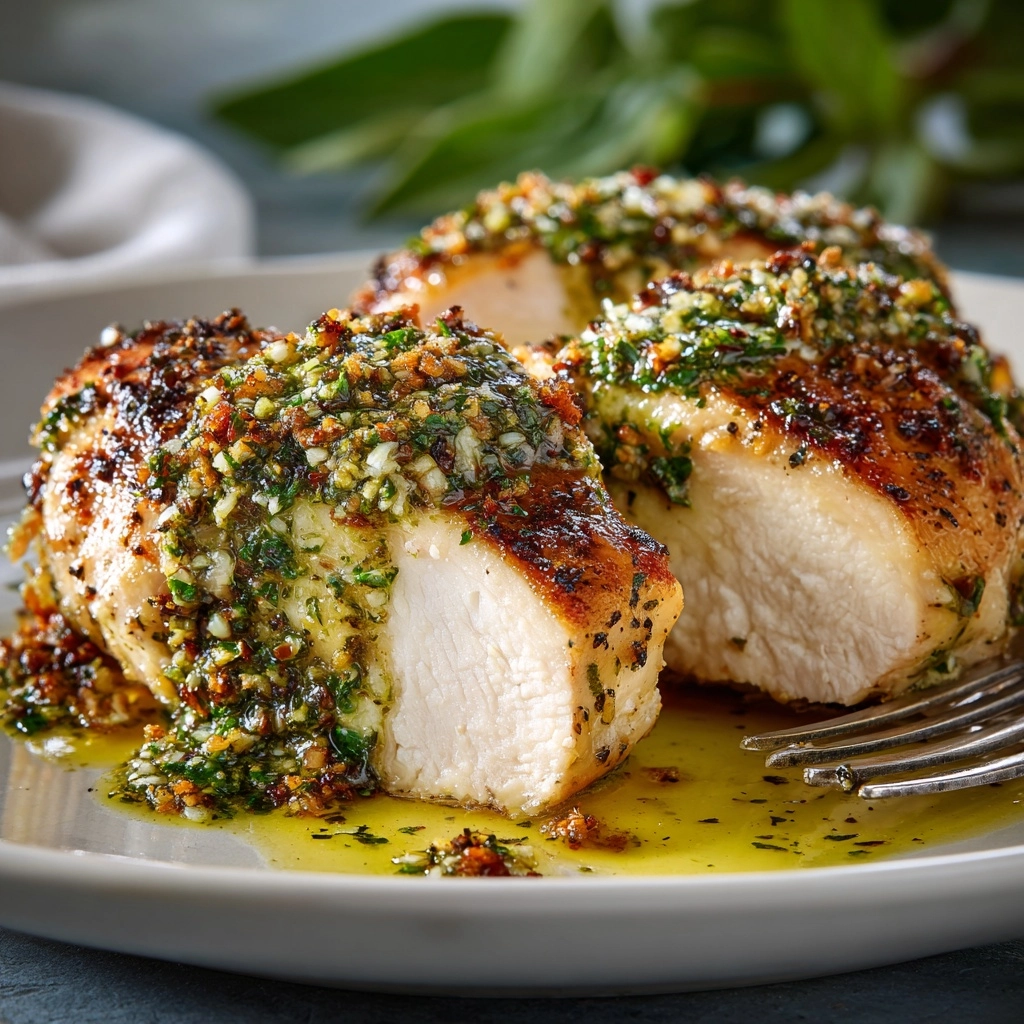 Easy Baked Pesto Chicken Recipe - Recipe Image