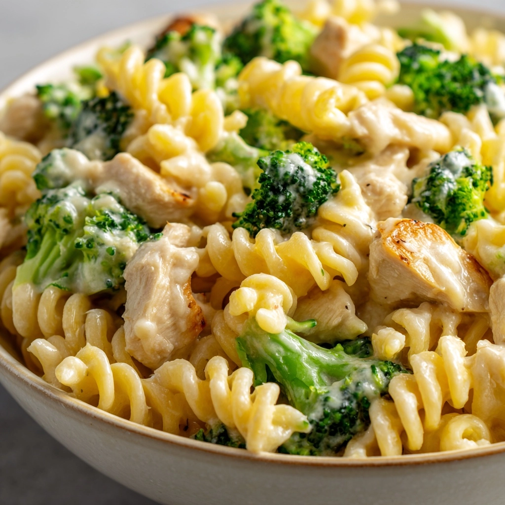 Healthy Chicken Alfredo with Broccoli Recipe - Recipe Image