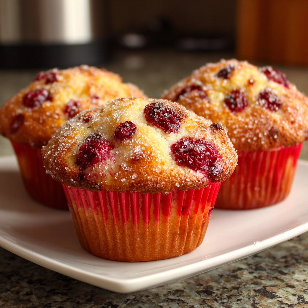 Cherry Cobbler Muffins Recipe - Recipe Image