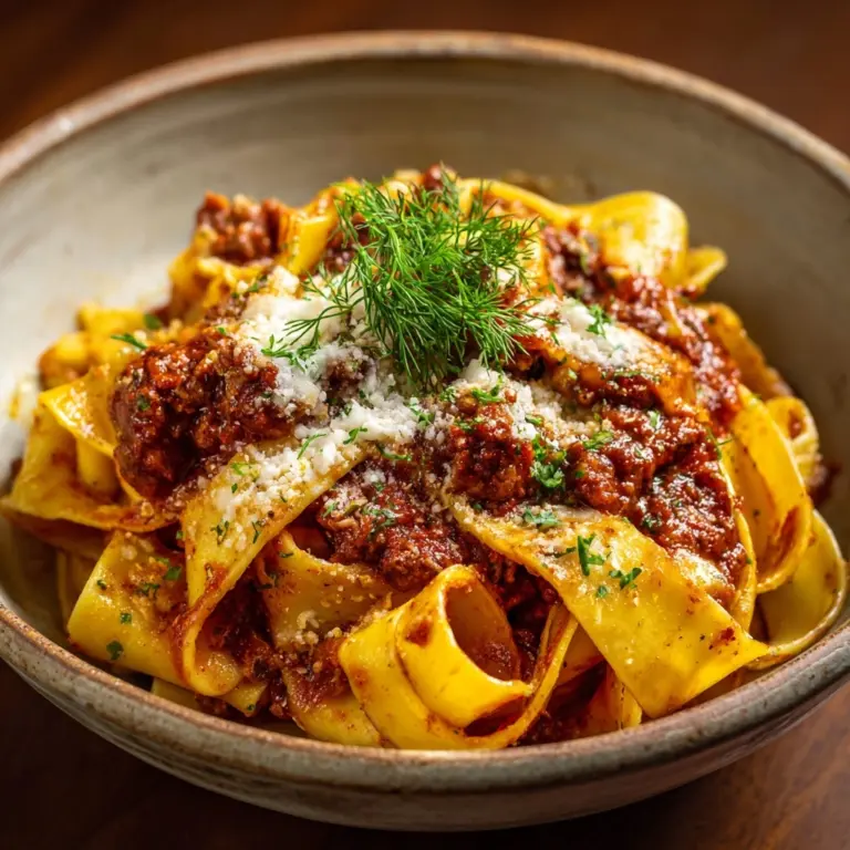 Creamy Calabrian Chili Pappardelle with Sausage & Fennel Recipe