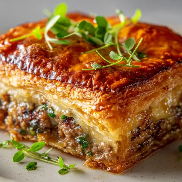 Sausage Gravy Puff Pie Recipe