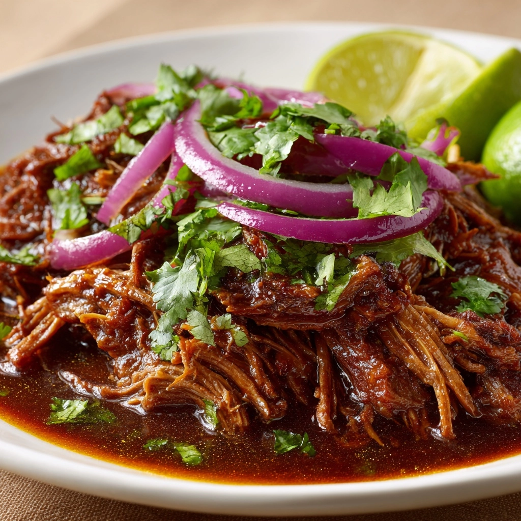 Slow Cooker Spicy Chipotle Beef Barbacoa Recipe - Recipe Image