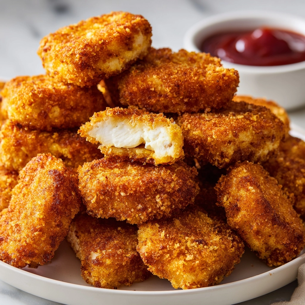 Crispy Homemade Chicken Nuggets Recipe - Recipe Image