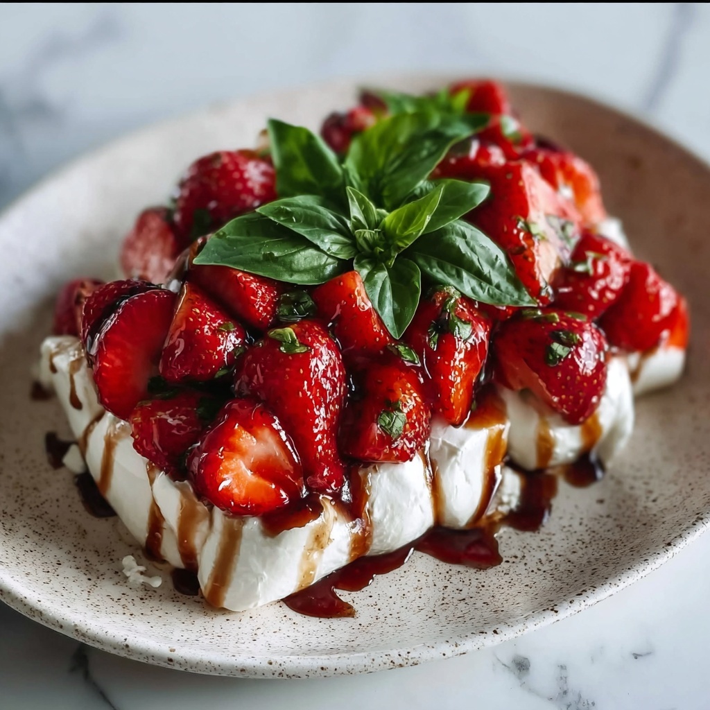 Balsamic Strawberry Caprese Recipe - Recipe Image