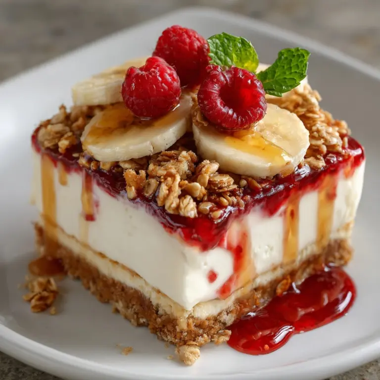 No-Bake Banana Split Cake Recipe