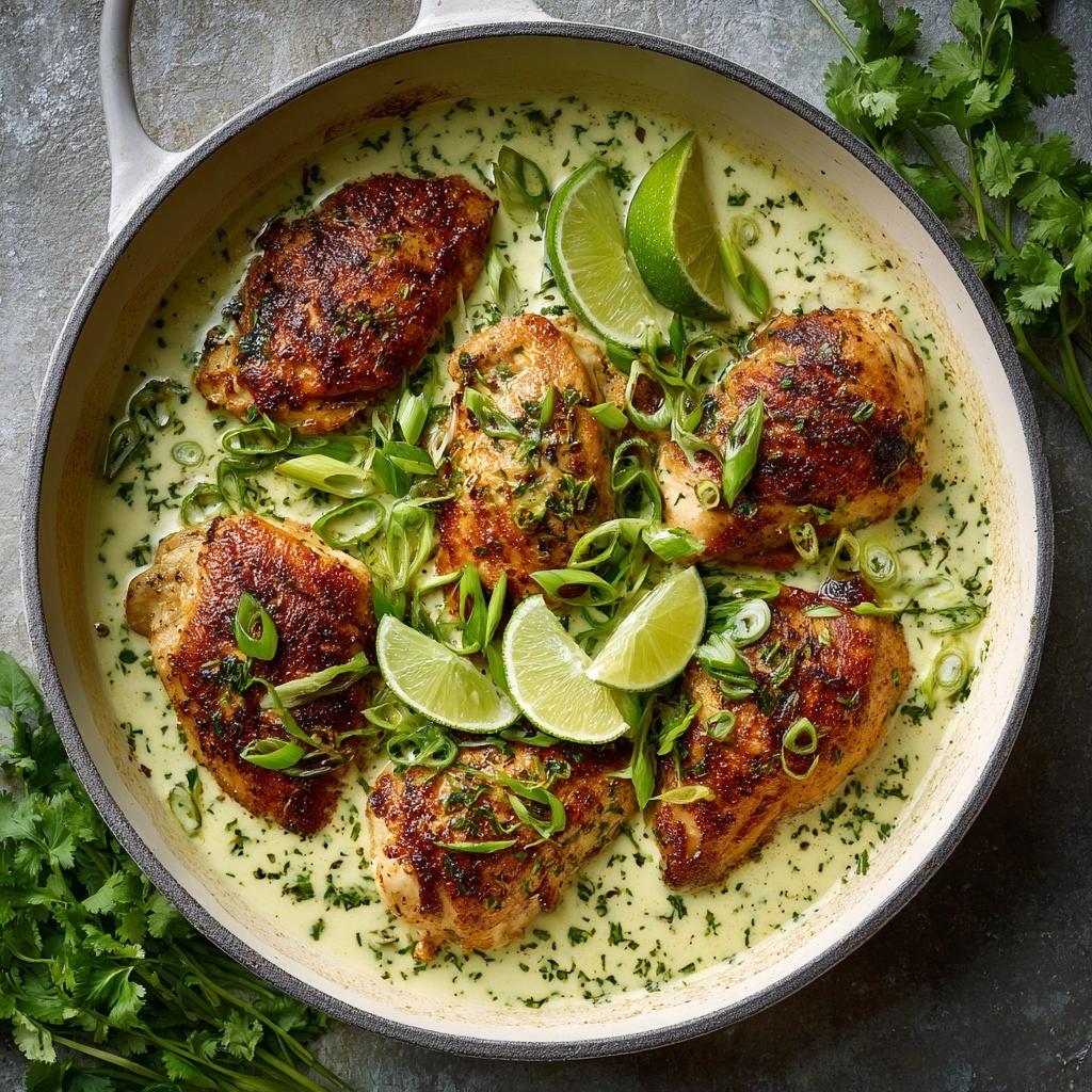Creamy Coconut Lime Chicken Recipe - Recipe Image