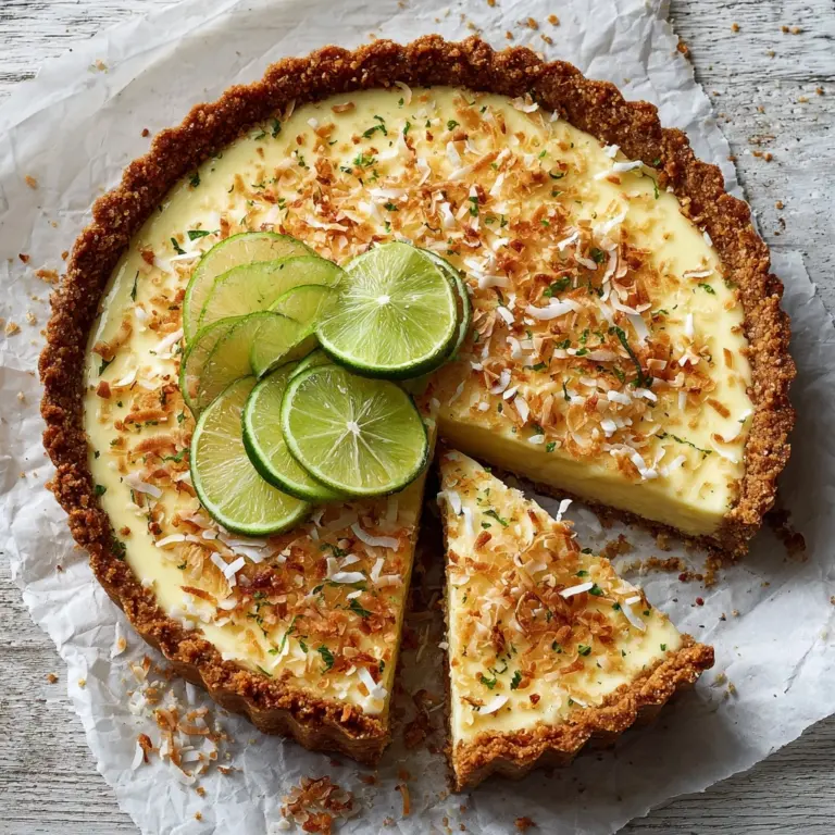 Coconut Lime Tart Recipe