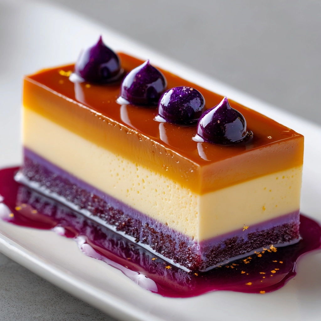 Ube Biko Leche Flan Recipe - Recipe Image