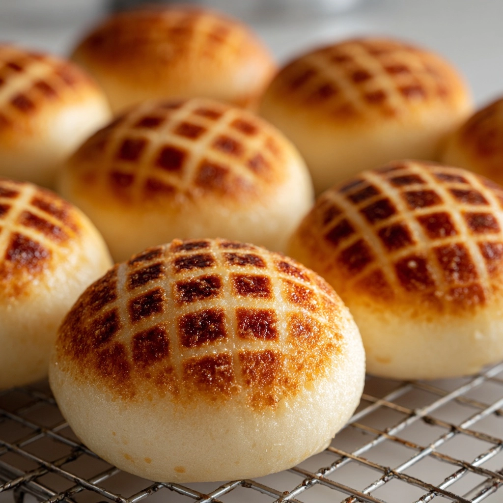 Classic Japanese Melon Pan Recipe - Recipe Image