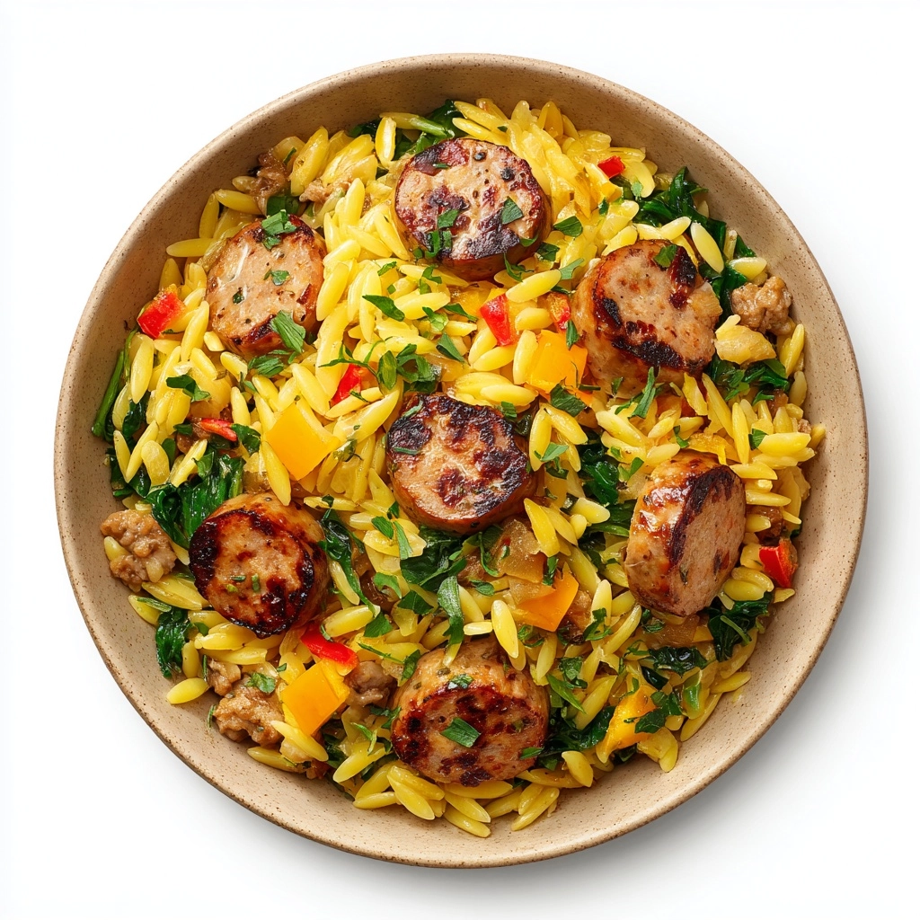 Italian Sausage Orzo Recipe - Recipe Image