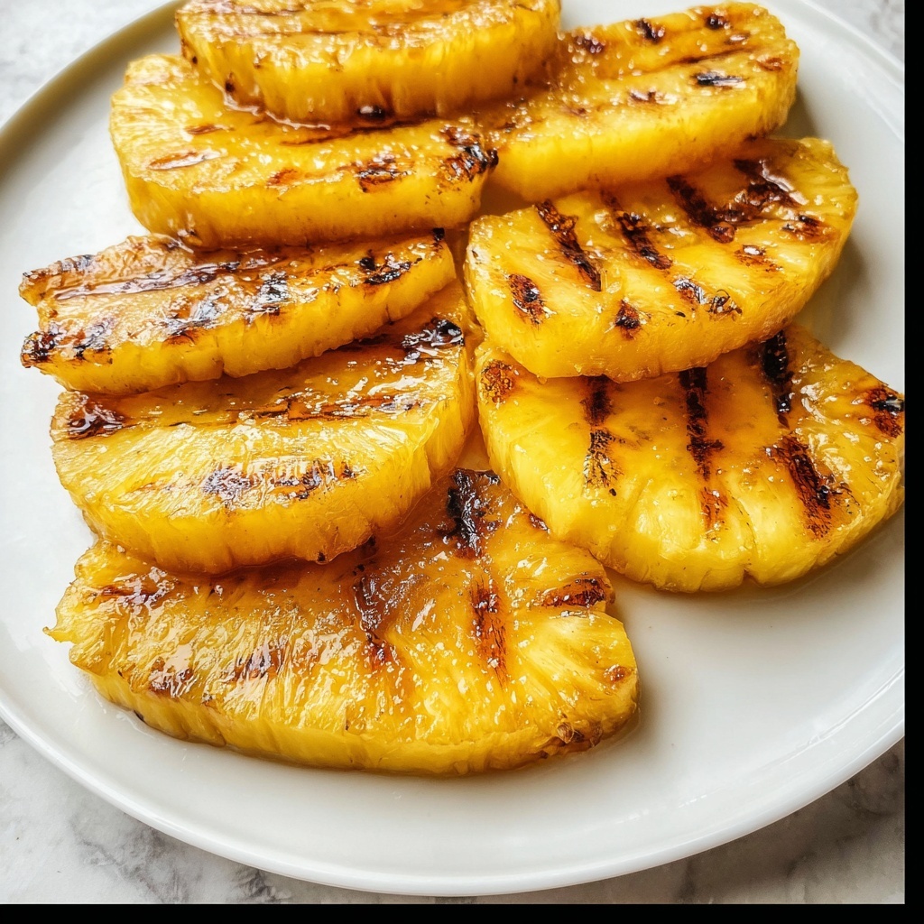 Grilled Pineapple with Caramelized Brown Sugar and Allspice Recipe - Recipe Image