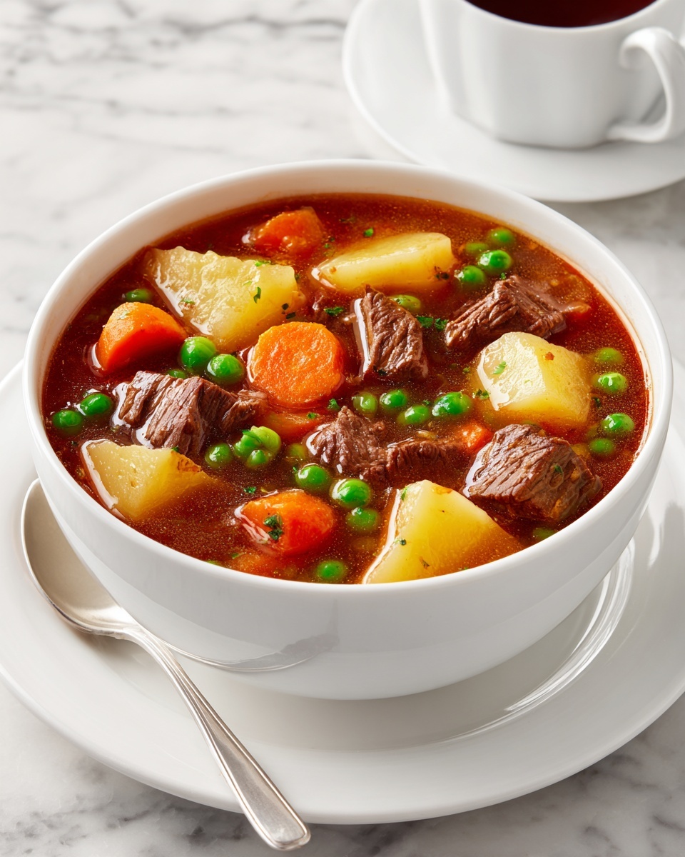 Moms Old Fashioned Vegetable Beef Soup Recipe - Recipe Image