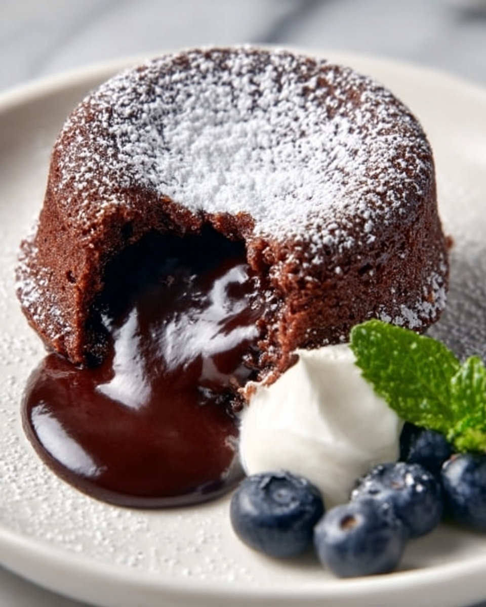 Decadent Air Fryer Chocolate Lava Cakes Recipe - Recipe Image