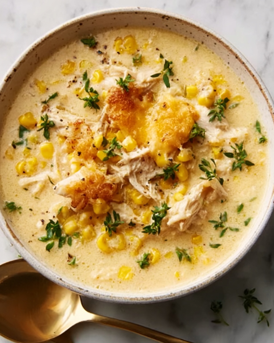 Creamy Chicken Corn Chowder Recipe - Recipe Image