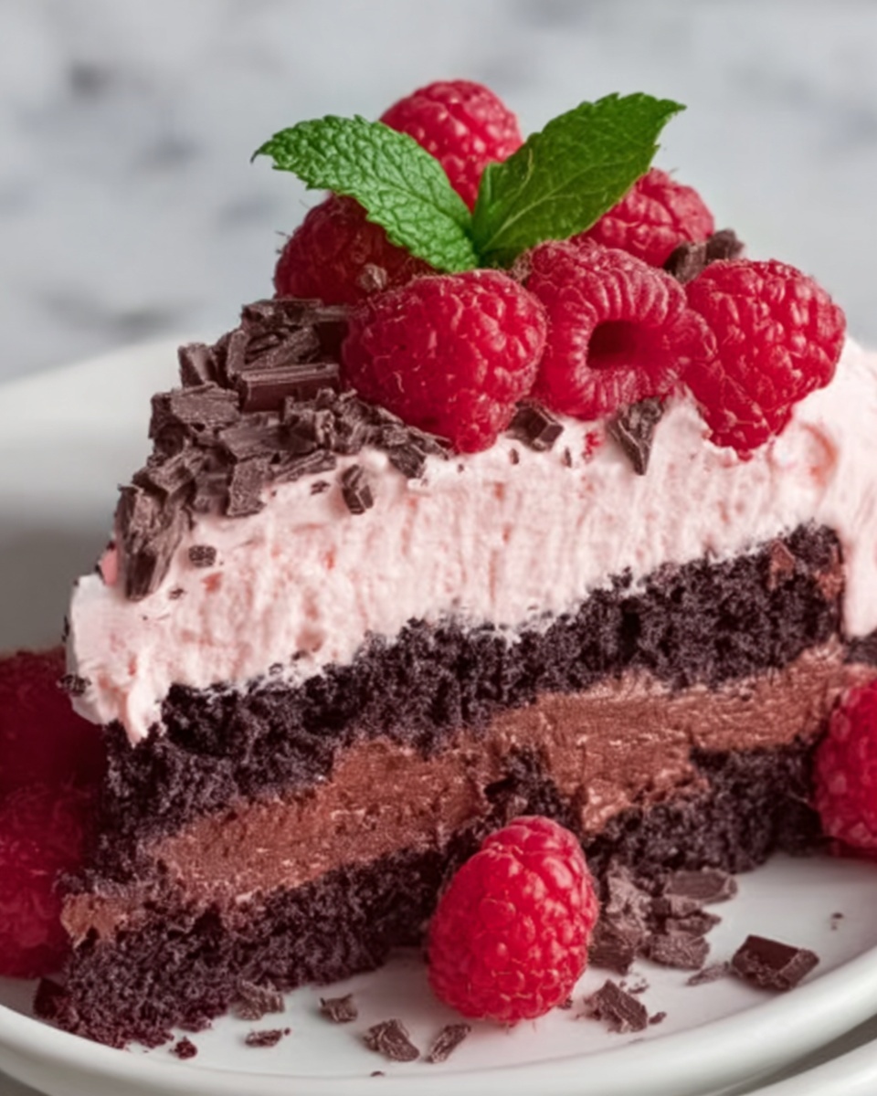 Mini Chocolate & Raspberry Cake Recipe - Recipe Image