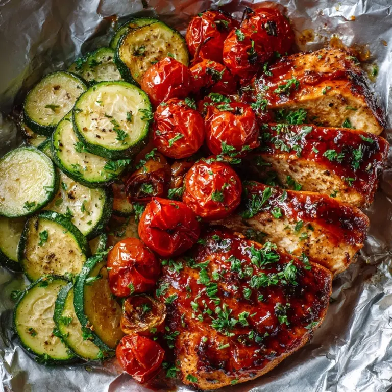 Honey Mustard Chicken Foil Packets Recipe