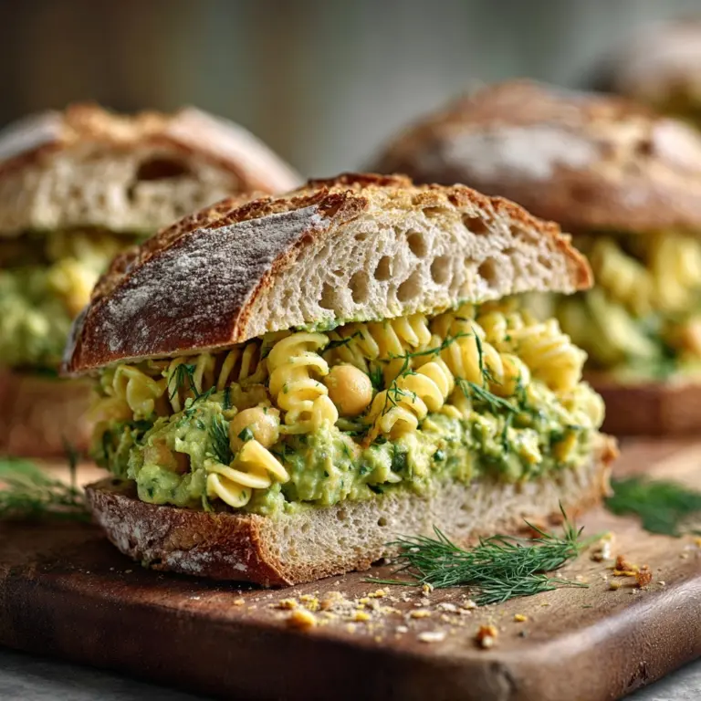 Smashed Chickpea Avocado Dill Pickle Sandwiches Recipe