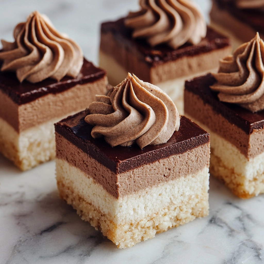 French Silk Pie Bars Recipe - Recipe Image