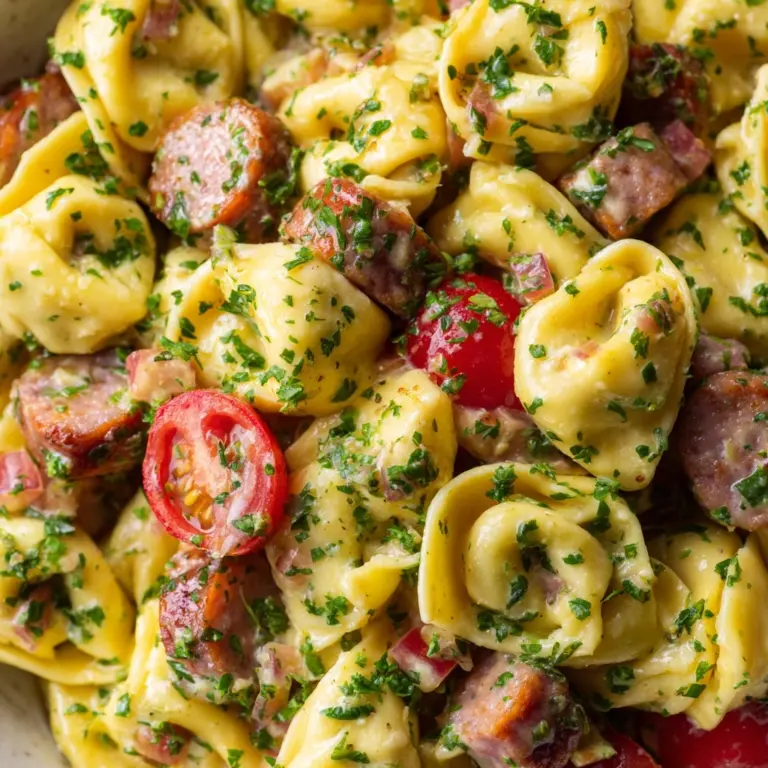 Meaty Tortellini Salad Recipe