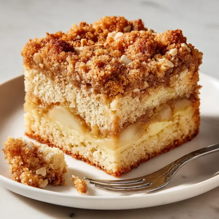 Healthy Breakfast Oatmeal Apple Cake Recipe