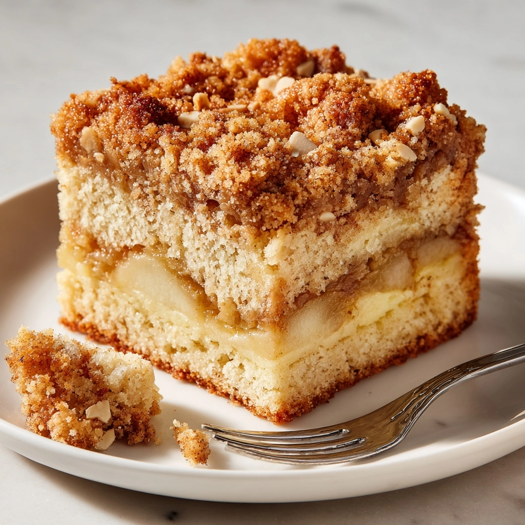 Healthy Breakfast Oatmeal Apple Cake Recipe - Recipe Image