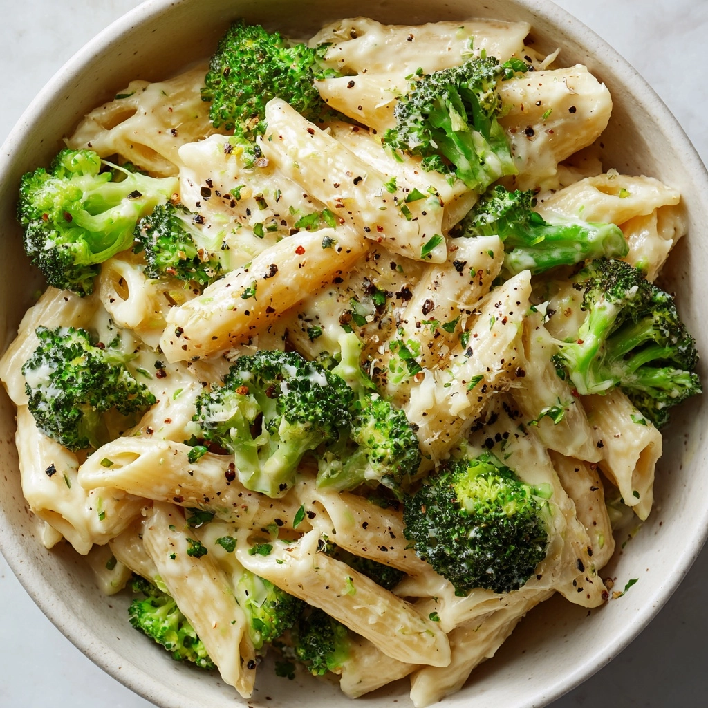 Creamy & Cheesy Broccoli Pasta Recipe - Recipe Image