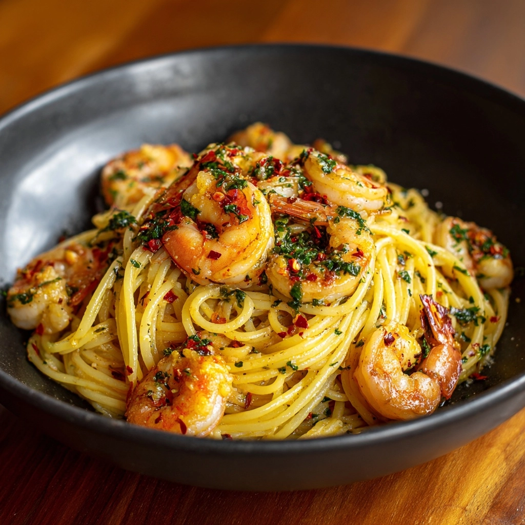 Jamaican Jerk Shrimp Pasta with Creamy Bell Pepper Sauce Recipe - Recipe Image