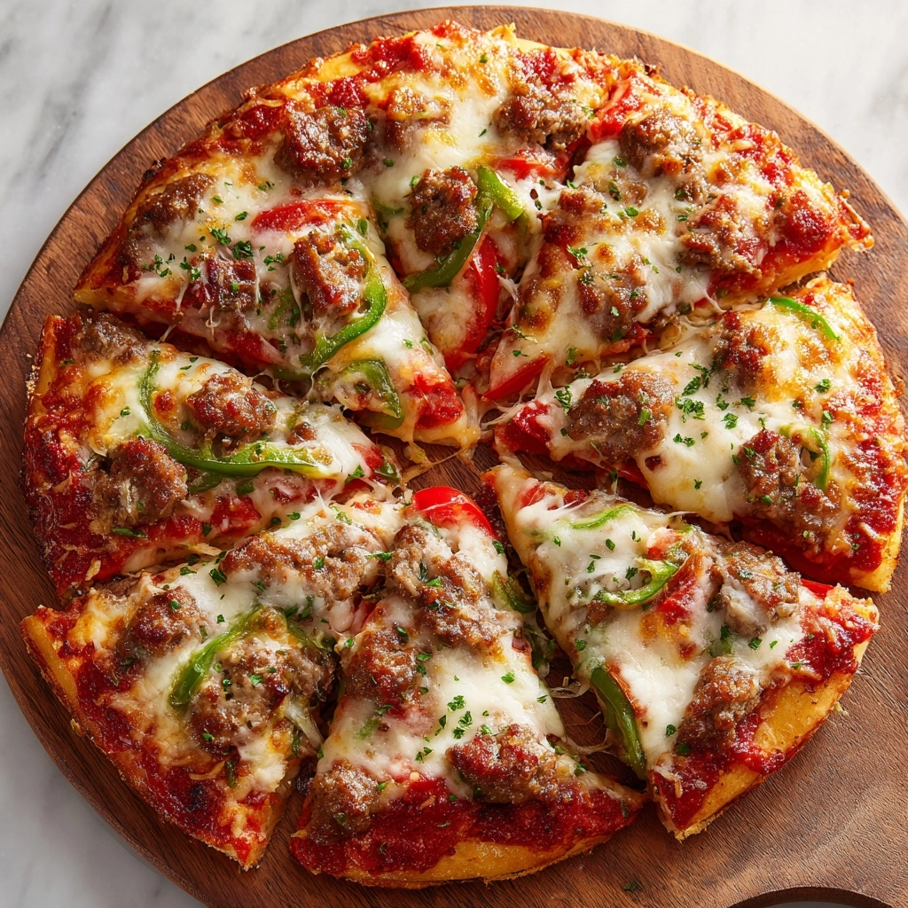 Big Mac Pizza Recipe - Recipe Image
