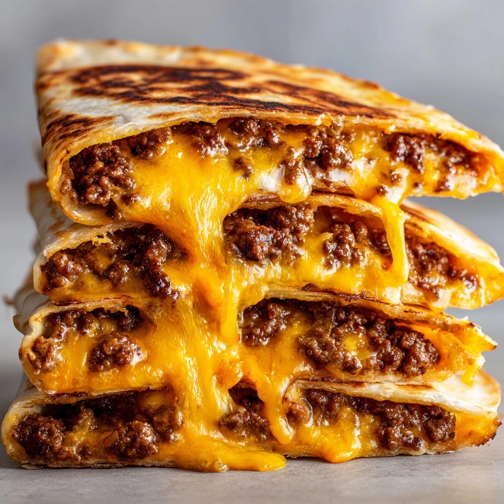 Cheeseburger Quesadilla Recipe - Recipe Image