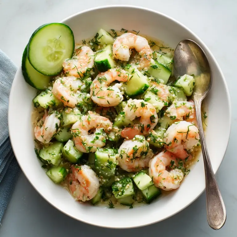 Cucumber Shrimp Salad Recipe