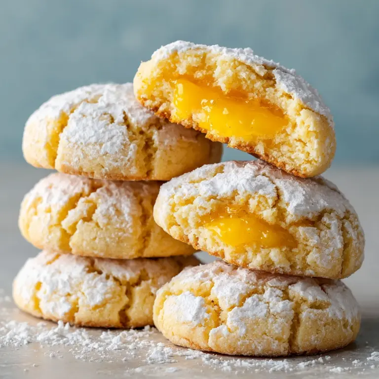 Stuffed Lemon Cookies Recipe
