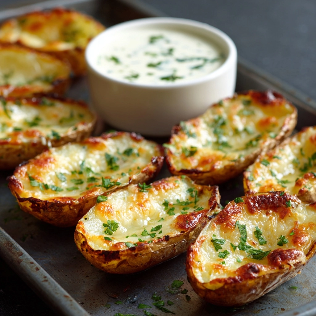 Baked Potato Skins Recipe - Recipe Image