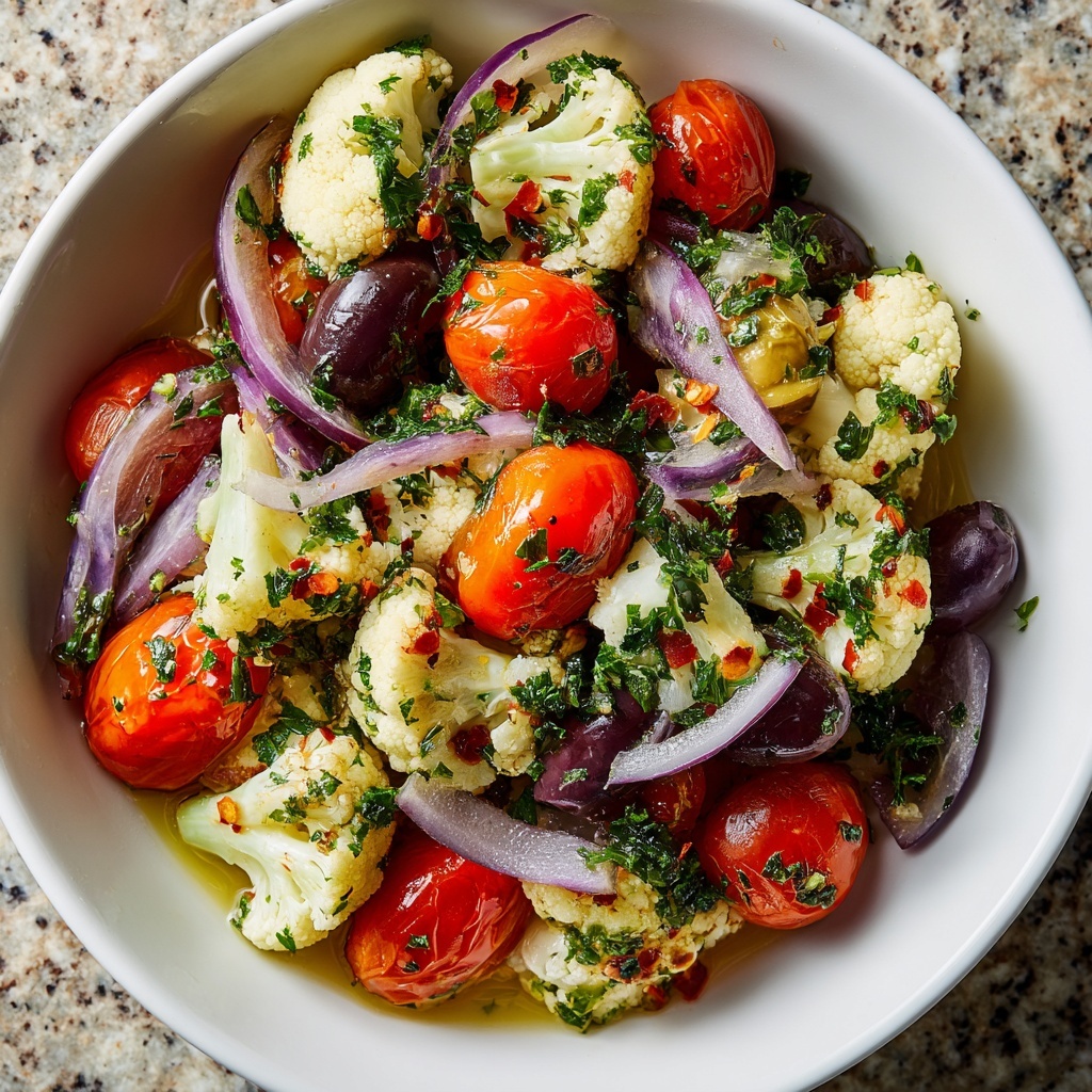 Sicilian Cauliflower Salad: A Refreshing Delight Recipe - Recipe Image