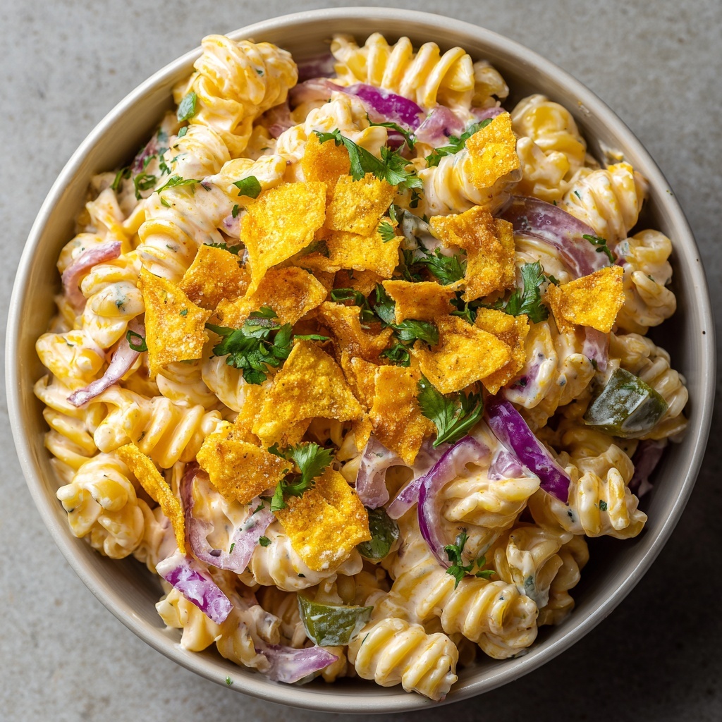 Cheesy Jalapeño Popper Pasta Salad Recipe - Recipe Image