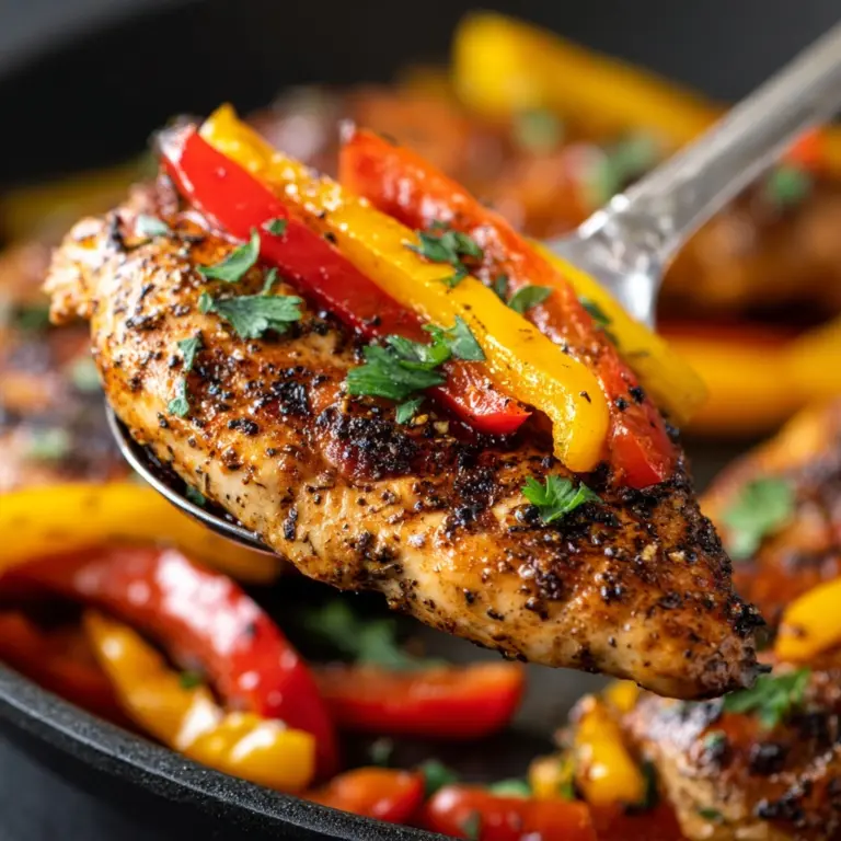 Balsamic Chicken and Peppers Recipe